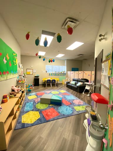 Infant classroom at KidLogic Oakville
